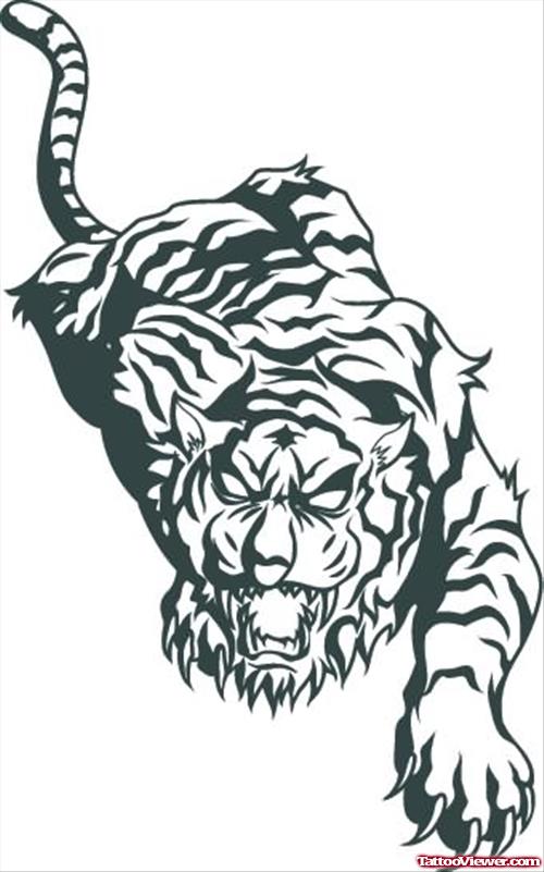Tiger Lion Panther Tattoo Designs