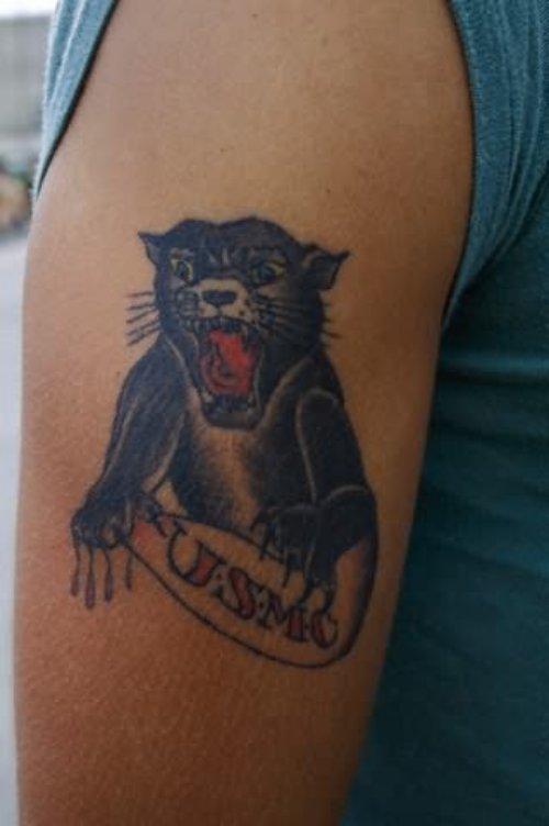 Sleeve Black Panther Tattoo