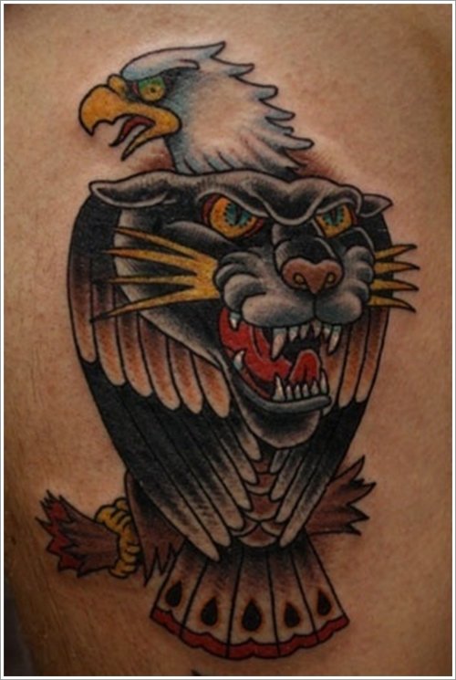 Eagle Panther Tattoo For Men