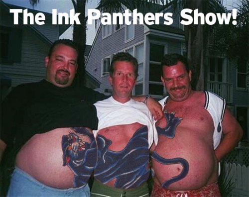 Large Panther Tattoo On Men