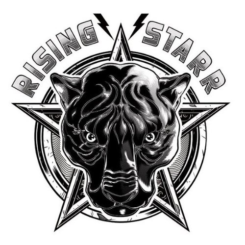 Rising Star Black Panther Head Tattoo Design