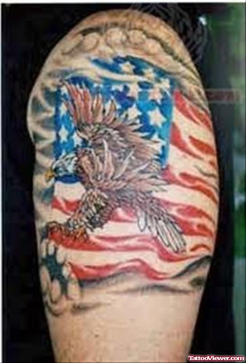 Patriotic Tattoo For Sleeve