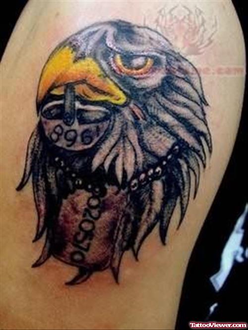 Patriotic Bird Tattoo