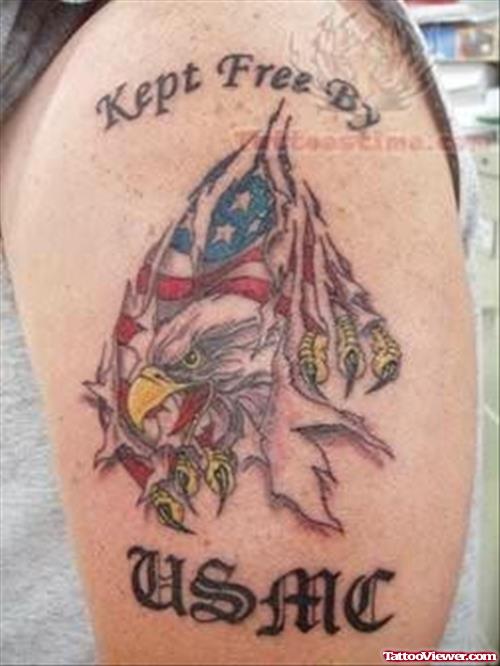 Being Patriotic - Awesome Patriotic Tattoo