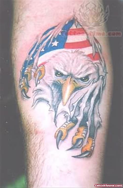 Patriotic Tattoo - Eagle