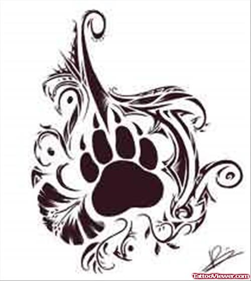 Special Paw Tattoo Sample