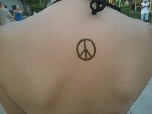My Peace Sign Tattoo