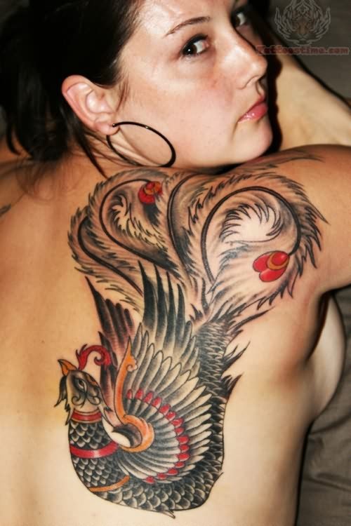 Tatuagem Fenix Black and Red