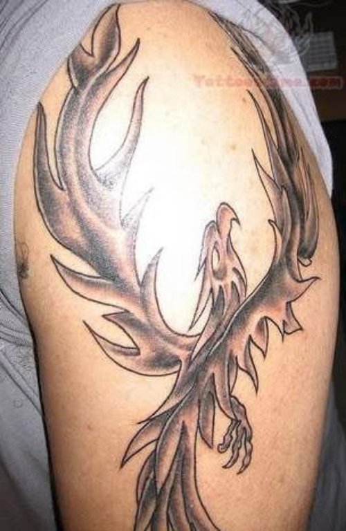 Phoenix Sleeve Tattoo