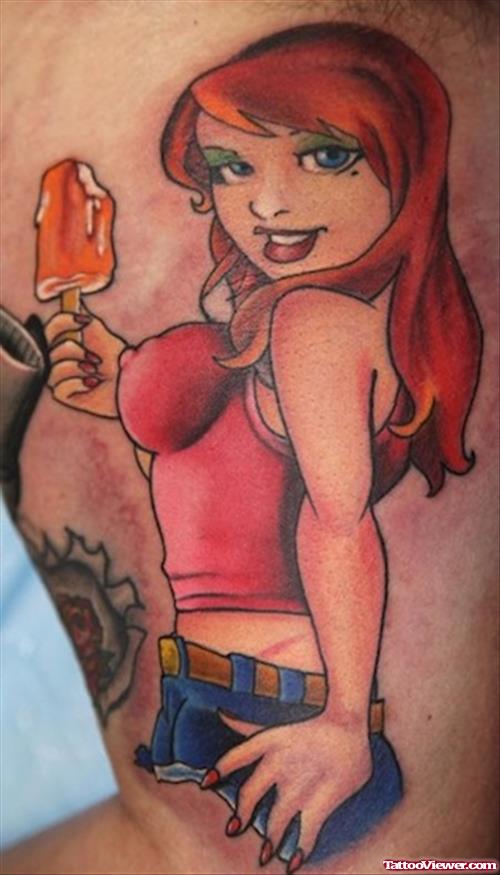 Winsome Pinup Tattoo