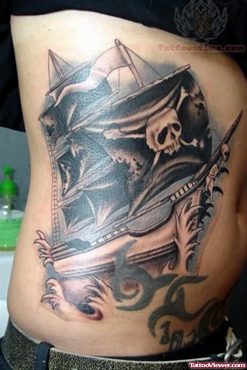 Pirate Ship For Rib Side