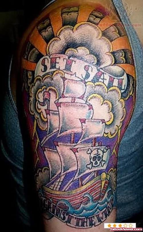 Pirate Sleeve Tattoos
