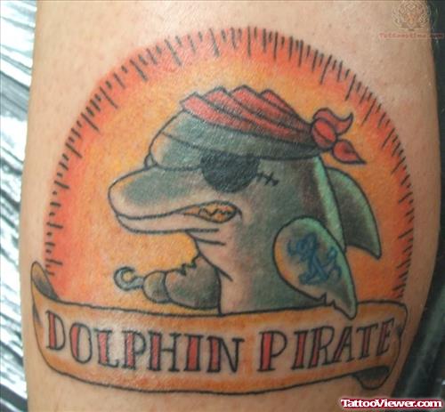 Dolphin Pirate Tattoo By Tattoostime