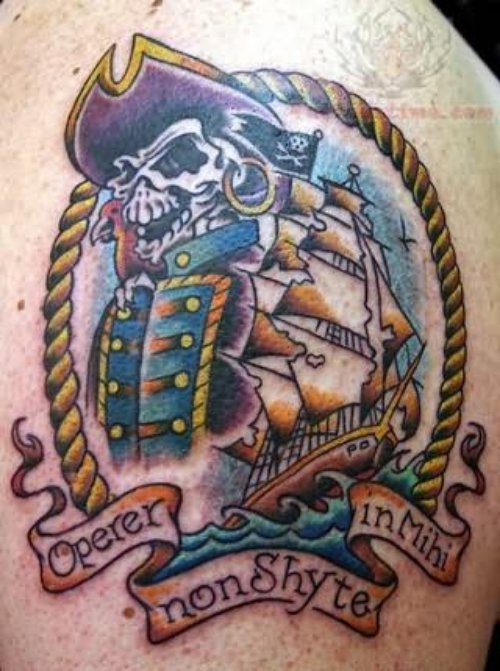 Amazing Pirate Tattoo