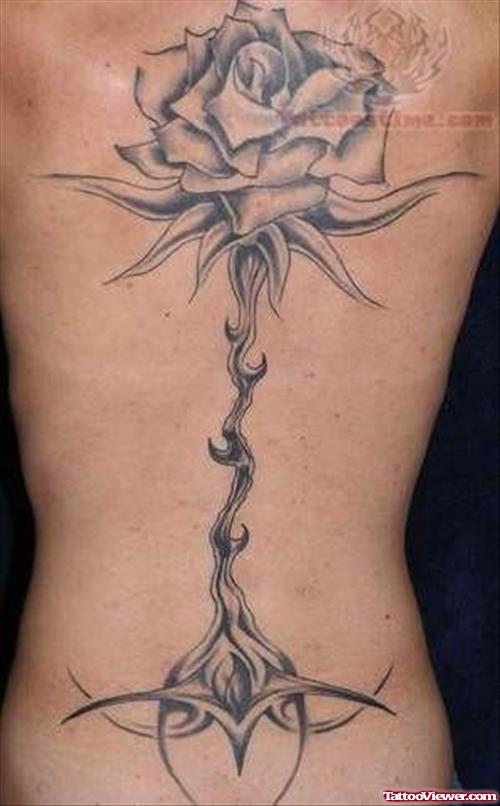Full Back Plant Tattoo