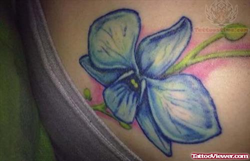 Kathy Orchid Plant Tattoo