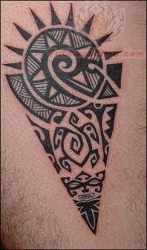 Charming Polynesian Tattoo