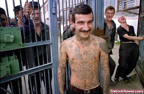 Prison Man Tattoos