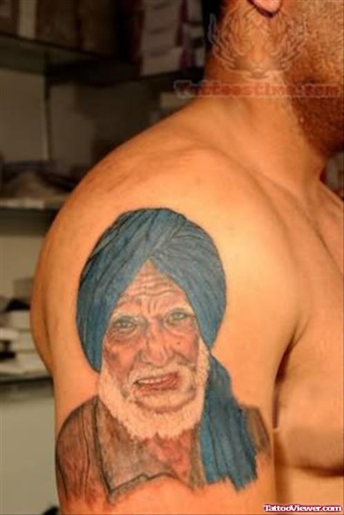 Old Man - Punjabi Tattoo