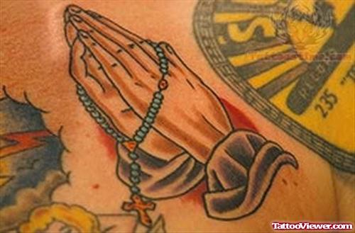 Praying Hands Tattoo Religious