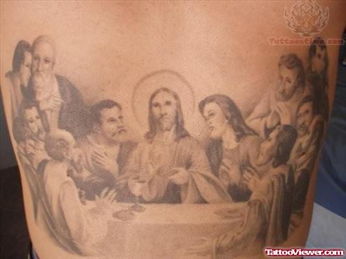 Last Supper Jesus Tattoo