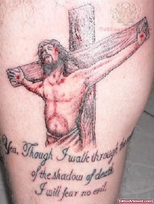 Jesus Hanging Tattoo