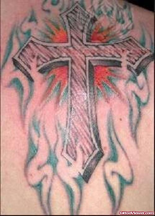 Cross Design Tattoo