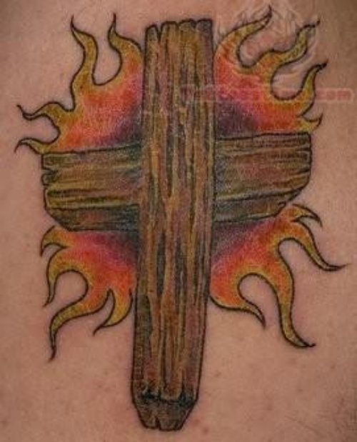 Christian Buning Cross Tattoo