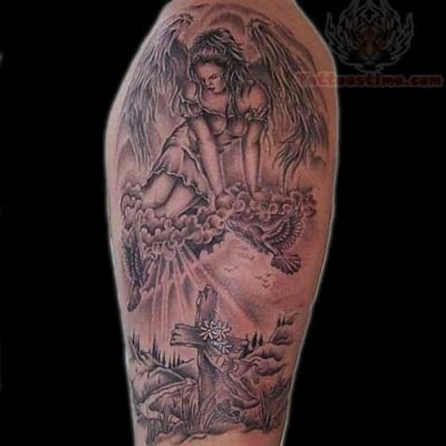 Religious Angel Tattoo Picture