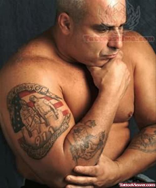 Rememberence Tattoo On Muscles