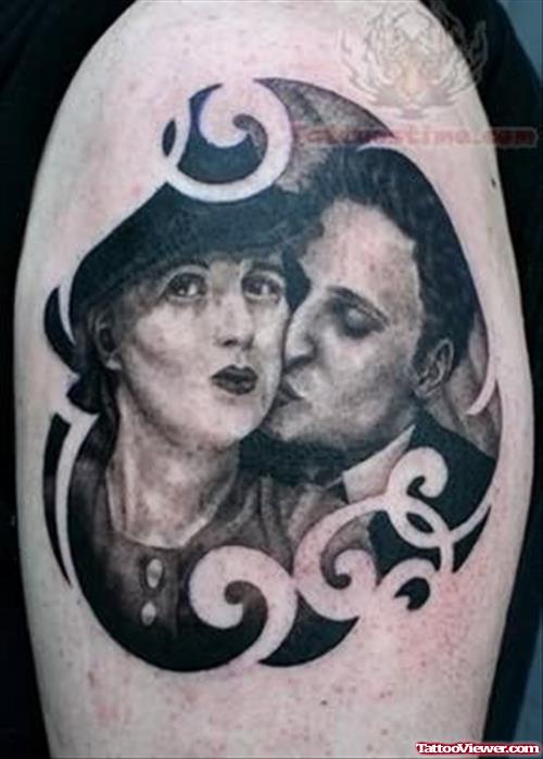 Vintage Portrait - Rememberence Tattoo
