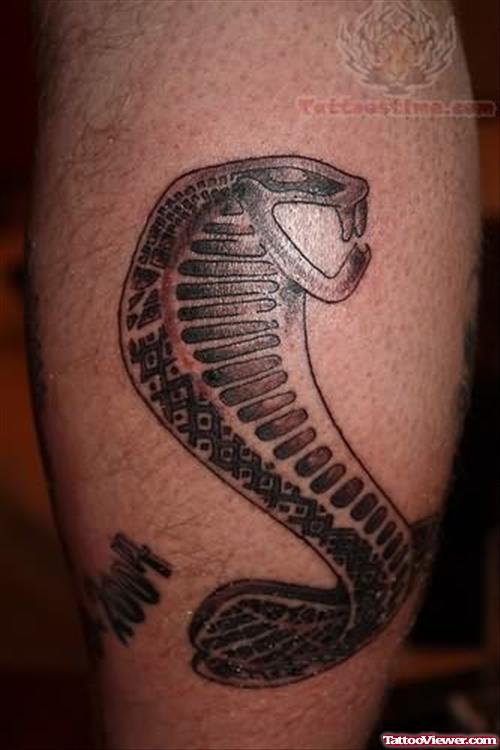 Angry Snake - Reptile Tattoo