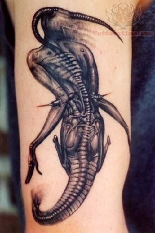 Tattoo Giger Alien Reptile