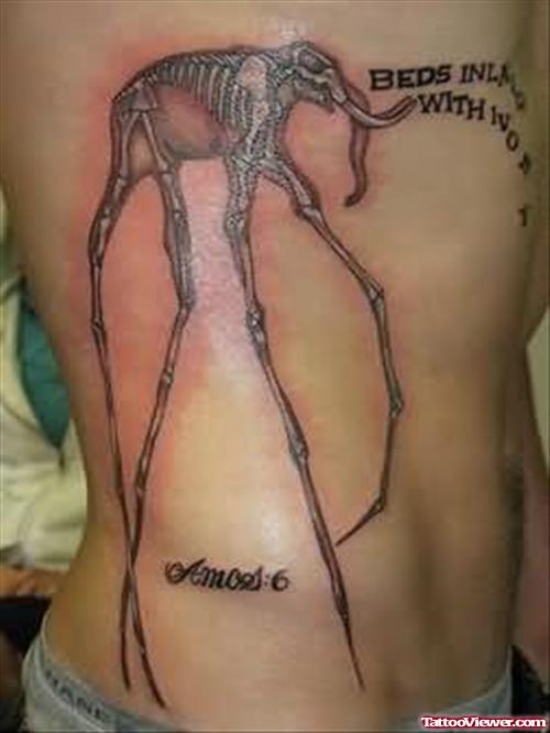 Unbelievable Tattoo On Rib