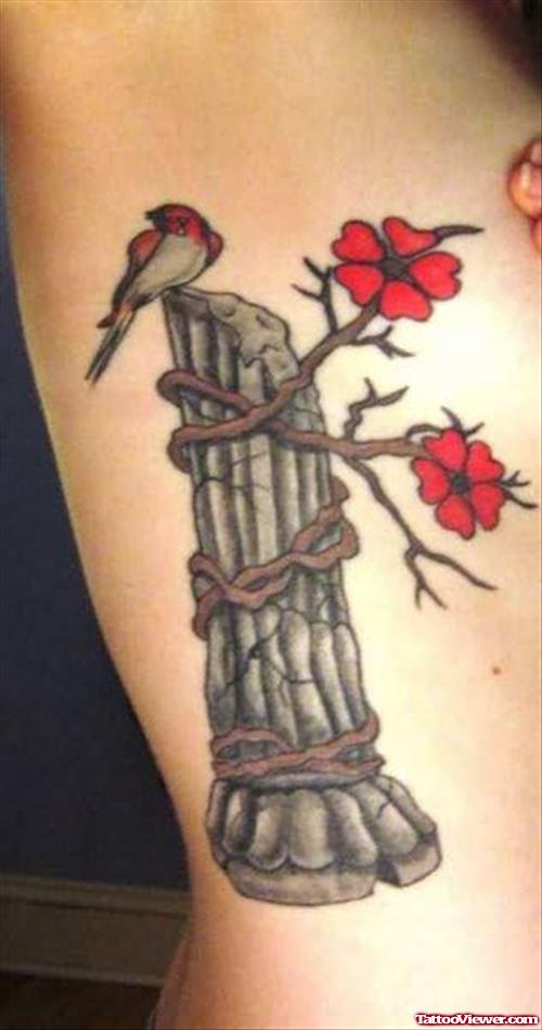 Beautiful Tattoo On Rib