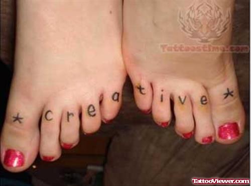 Feet Fingers Rings Tattoos