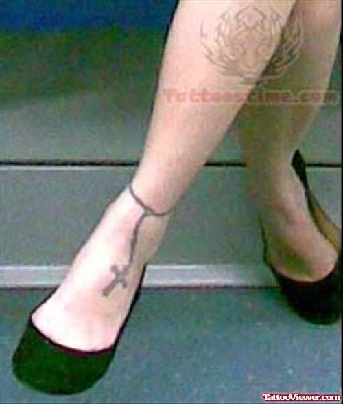 Woman Rosary Tattoo