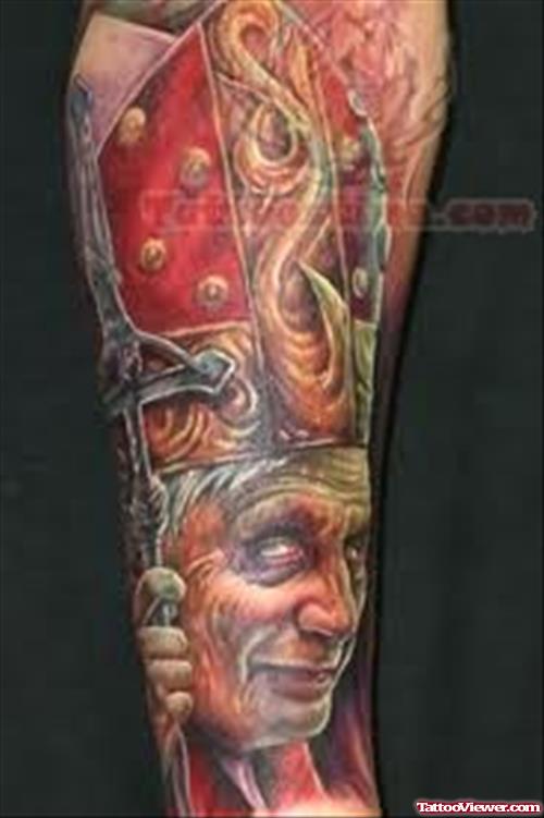 Satan Tattoo For Sleeve