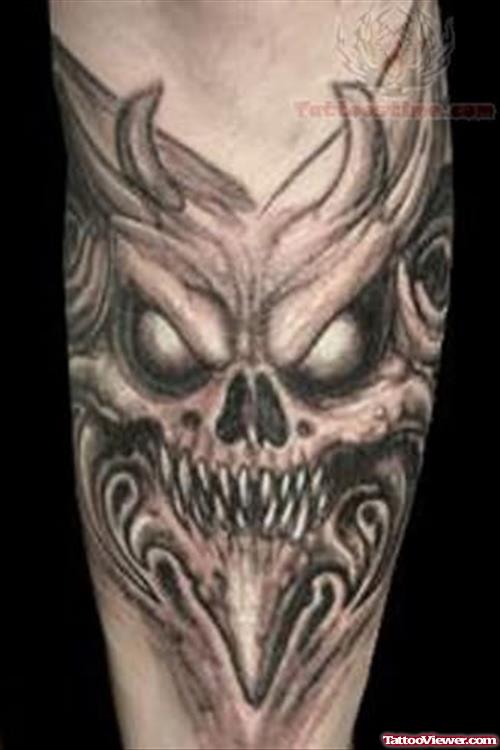 Satanic Tatto Picture