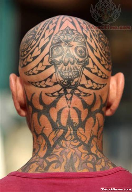 Skull Head Tattoo