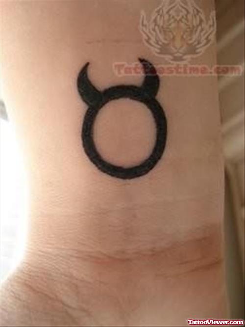 Bull Wrist - Taurus Zodiac Tattoo
