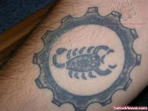 Scorpio Zodiac Tattoo Design