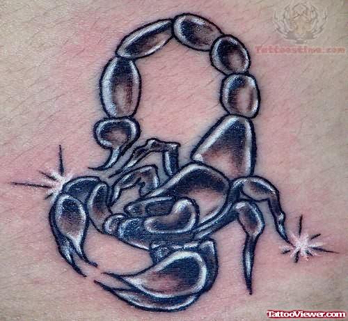 Elegant Scorpio Tattoo