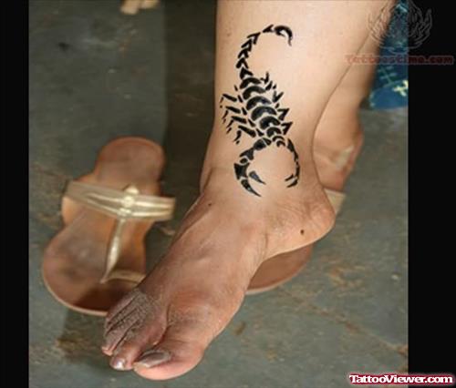 Scorpion Tattoo For Women