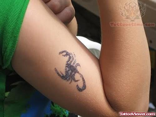 Scorpion Tattoo Design on Bicep