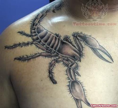 Scorpion Tattoo on Front