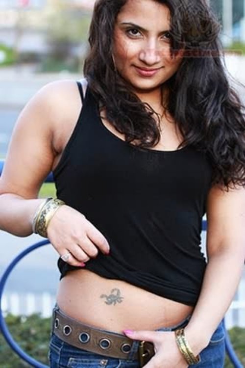 Women Scorpion Tattoos on Stomach