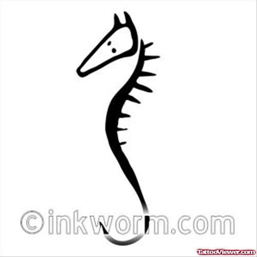Tumblr Tattoo Seahorse