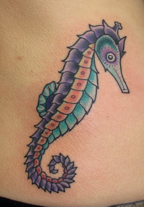 Sea Horse Lovely Tattoo