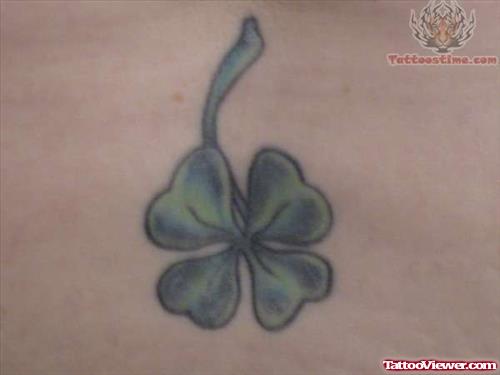 Four Leaf Shamrock Tattoo